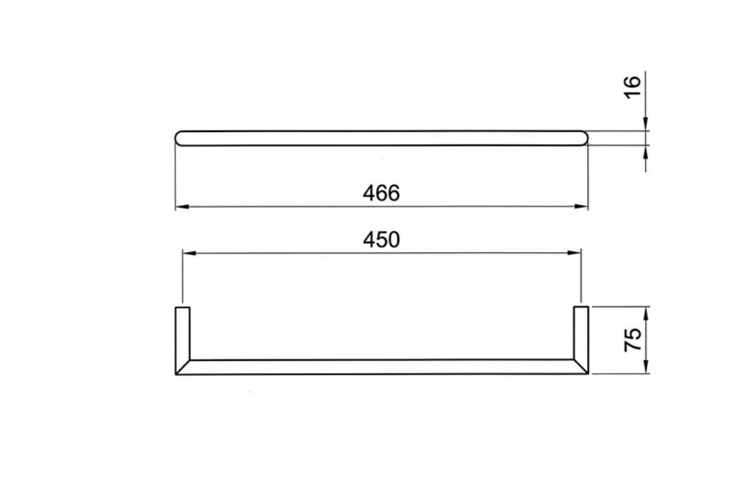 Держатель для полотенец Fantini Rubinetti Young Accessories ARCH-00067821 - Вид №4