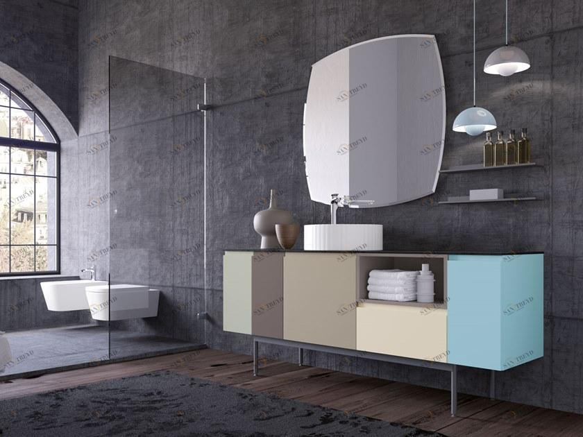 Archeda Тумба под умывальник из лакированной древесины Gola sun-id-1426866