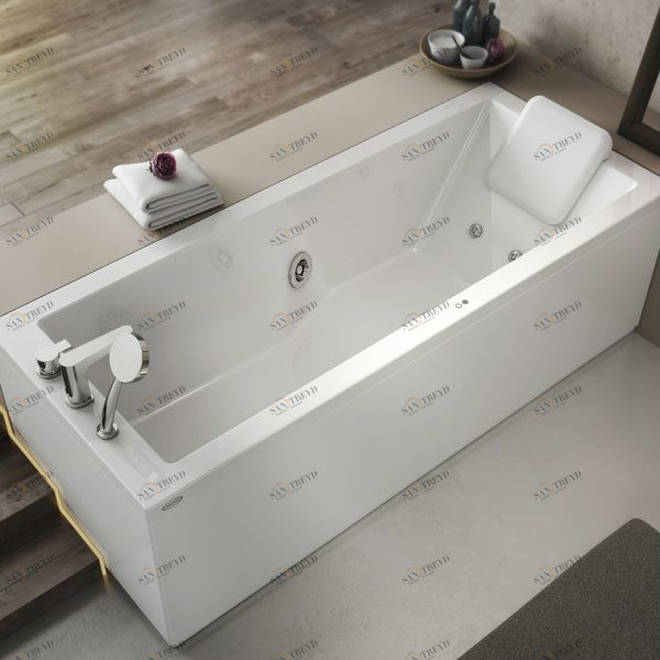 Ванна с гидромассажем "RAINBOW" Energy 160 без панелей 9L43-805 Dx Jacuzzi 9L43805DX