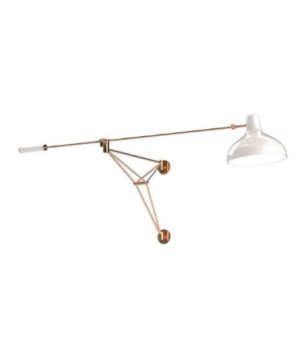 Регулируемая хромированная металлическая настенная лампа Delightfull ARCH-00063061 - Вид №15