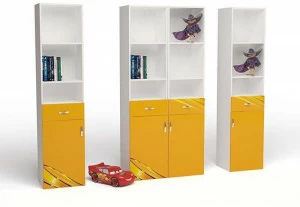 Стеллаж узкий ABC-KING Champion оранж сторона правая)