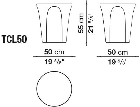 B&B Italia Круглый журнальный столик из полиуретана sun-id-1351049 - Вид №3