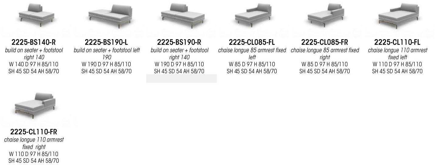 JORI Мягкая кушетка Tigra open base sun-id-1486574 - Вид №2