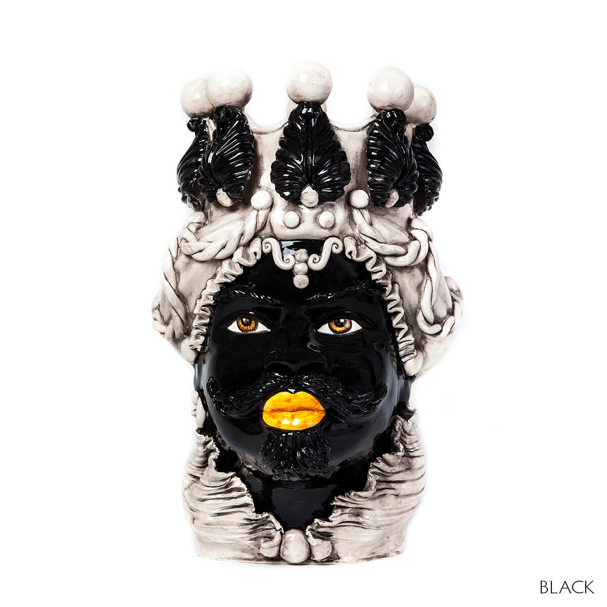 200655-CR ABHIKA ВАЗА МУЖСКАЯ МОРО БОЛЬШАЯ CRACKLÈ  - Вид №5