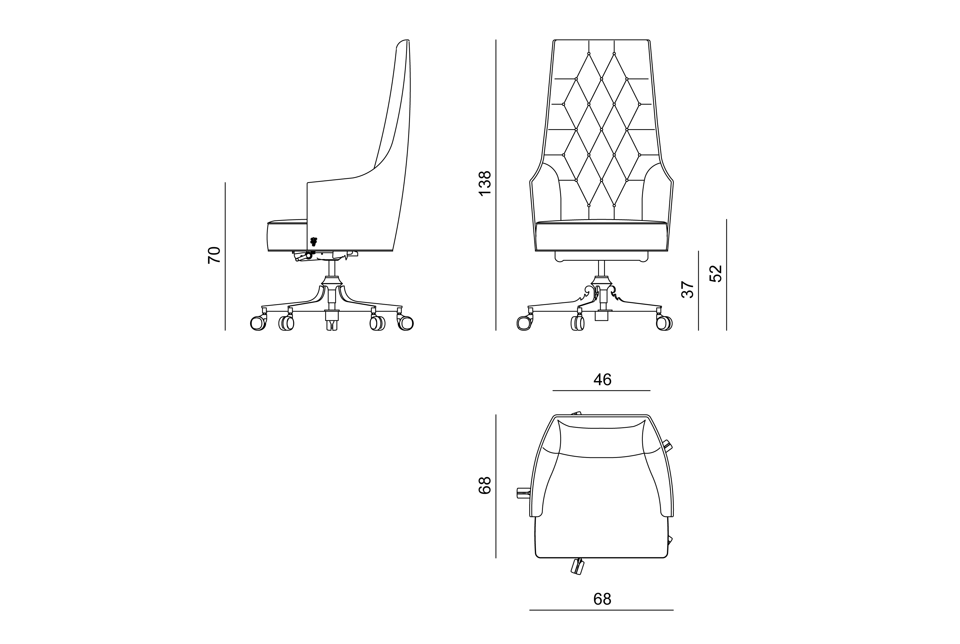 Sévigné Office Вращающееся кресло Visionnaire  - Вид №4