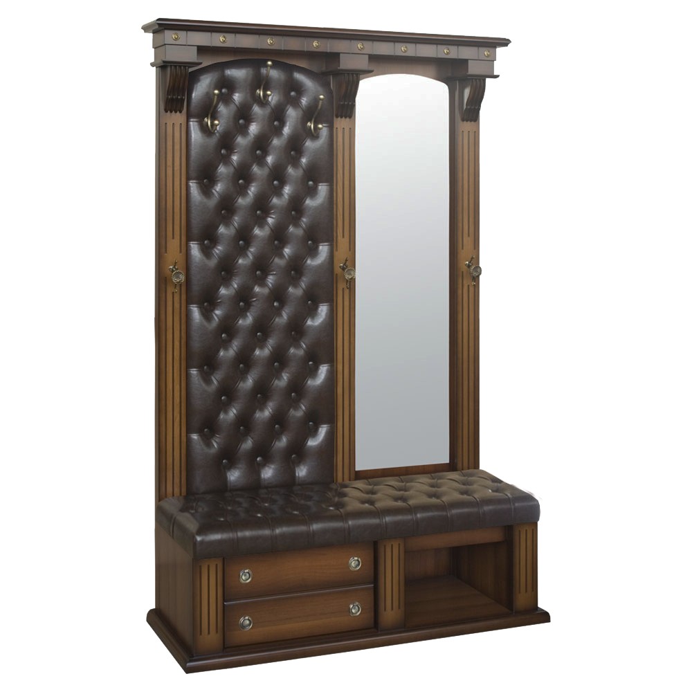 11141 Прихожая Тауэр 4 Орех Шоколад BOGACHO 4627138228005