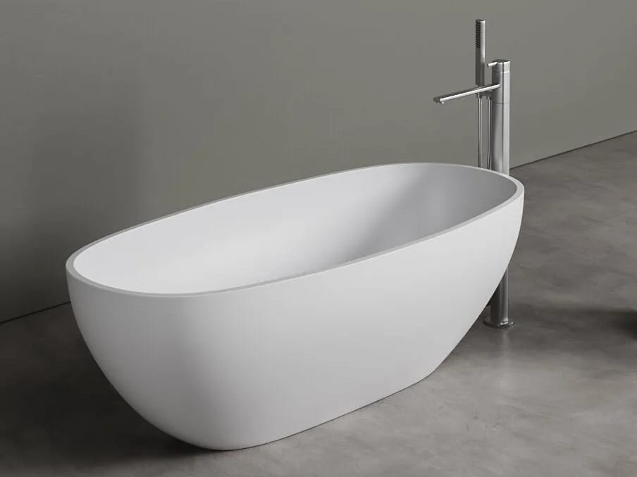 Овальная ванна в центре комнаты Corian® Acquapazza Corian ® elements ARCH-00097311