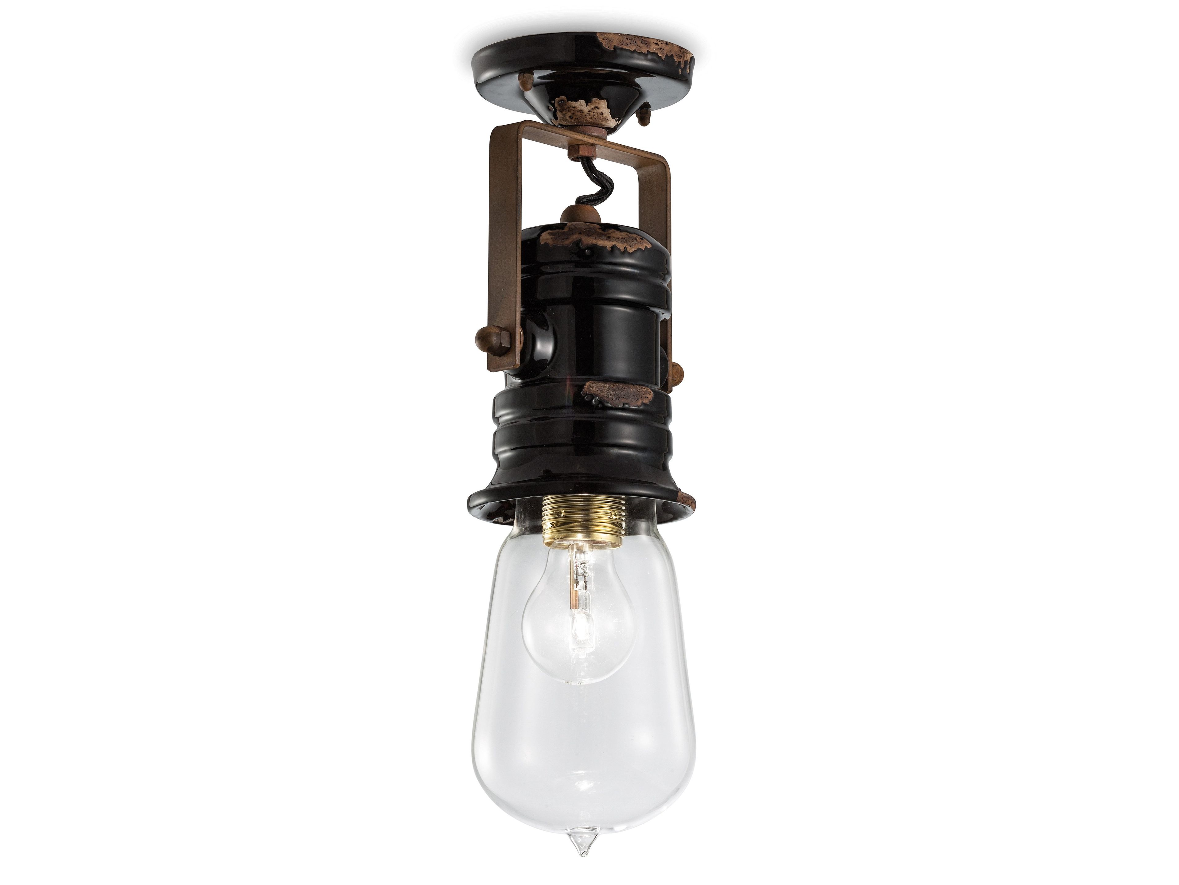 Круглый регулируемый керамический потолочный прожектор FERROLUCE ARCH-00068050 - Вид №1