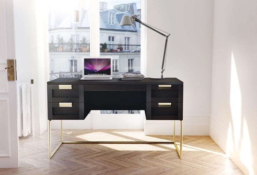 Woodman Стол с ящиками из фанерованной древесины Pimlico 235001001054  - Вид №4