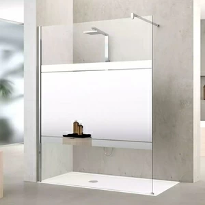 Novellini. Душевой уголок 100x100 см H MIRROR с хромированным профилем KUADRA