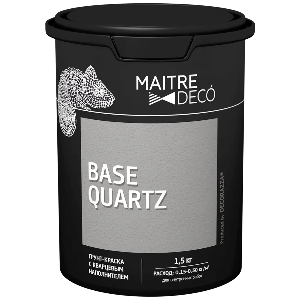 Грунт-краска MAITRE DECO Base Quartz с кварцевым наполнителем для идеальной отделки 82891643 STLM-0037623