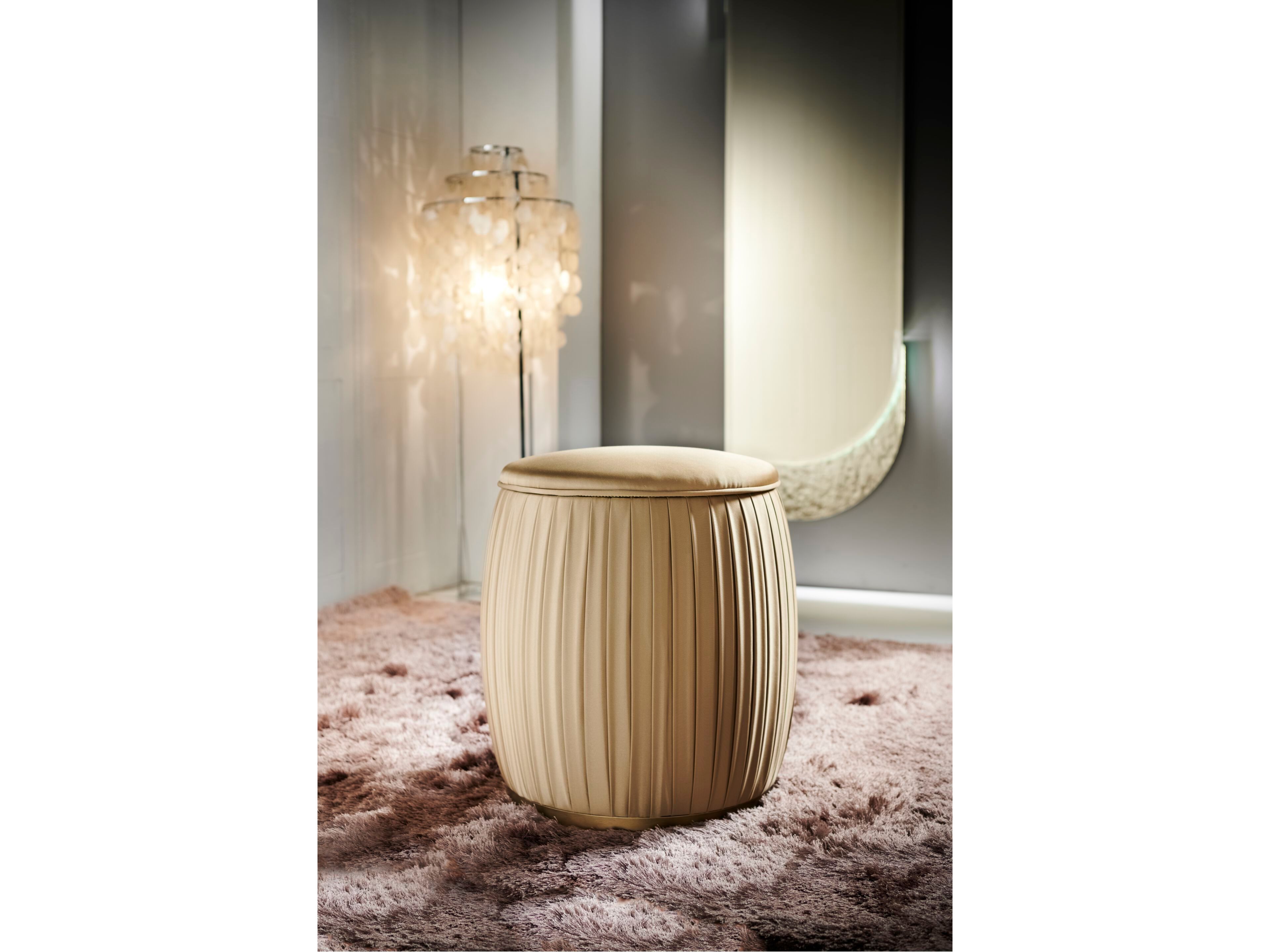 Круглый пуф контейнер Former In Italia PLISSÉ ARCH-00032495 - Вид №1