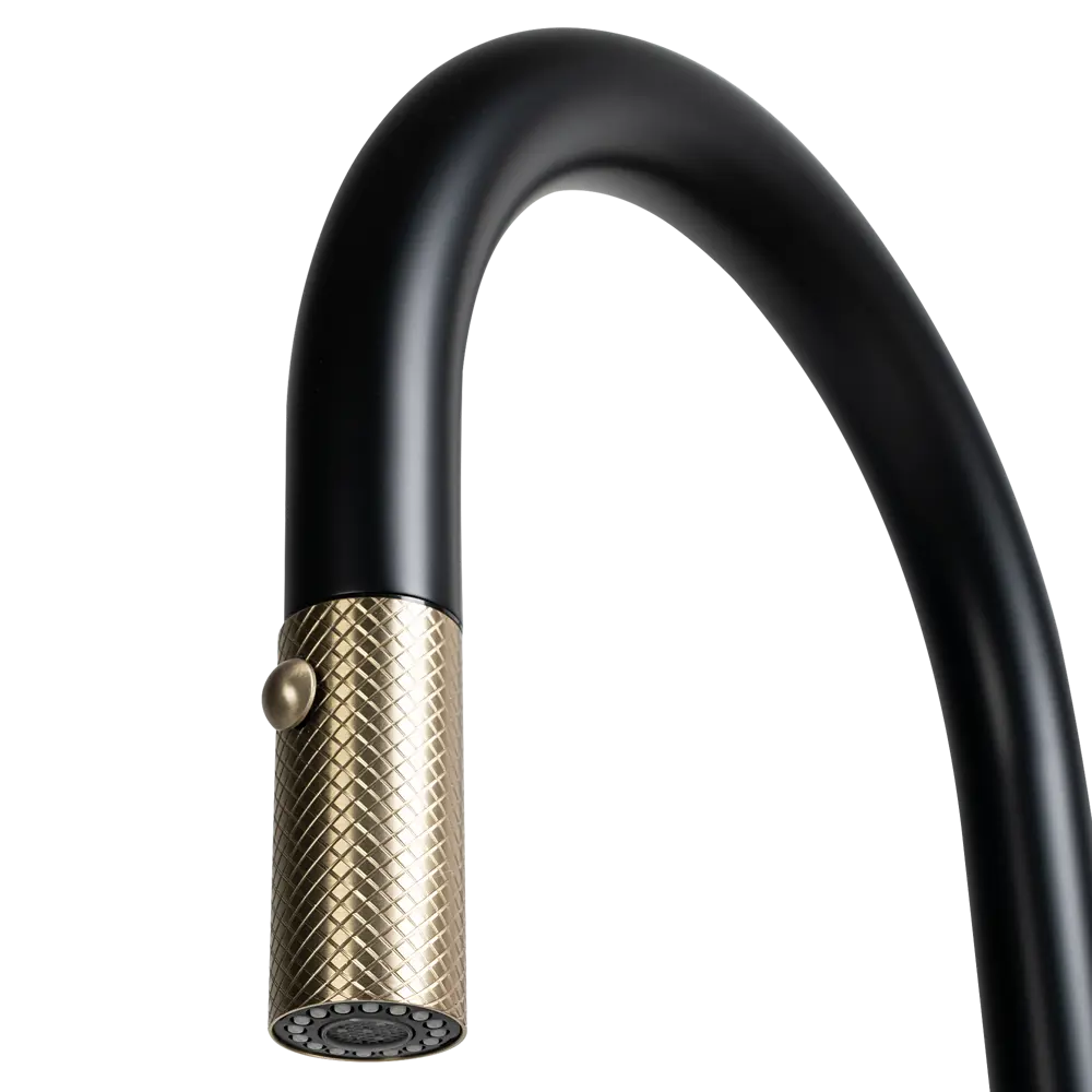 Смеситель для кухни Vidage Арно общая высота 42 см цвет черный STLM-2133923 - Вид №3