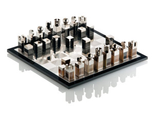 Зазор из зеркального стекла, латуни и рога