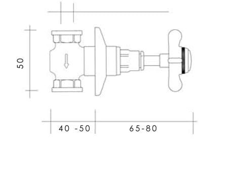 Латунный настенный пульт дистанционного управления Gentry Home Челси ARCH-00039390 - Вид №2