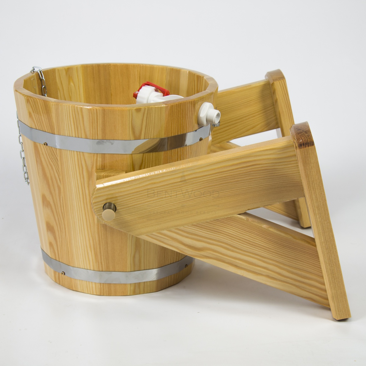 138 Обливное устройство из лиственницы 12 литров (лиственница натуральная) Alyarus  - Вид №4