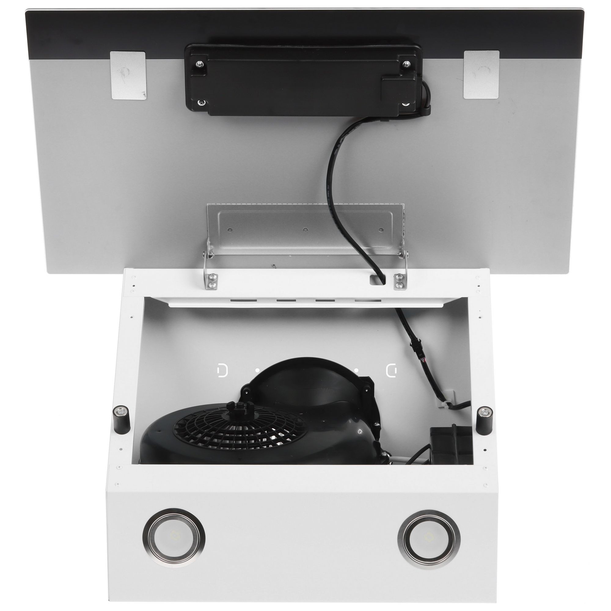 9202368 Вытяжка наклонная DEXP FD01BW белый/черный STDN-0014659 - Вид №8