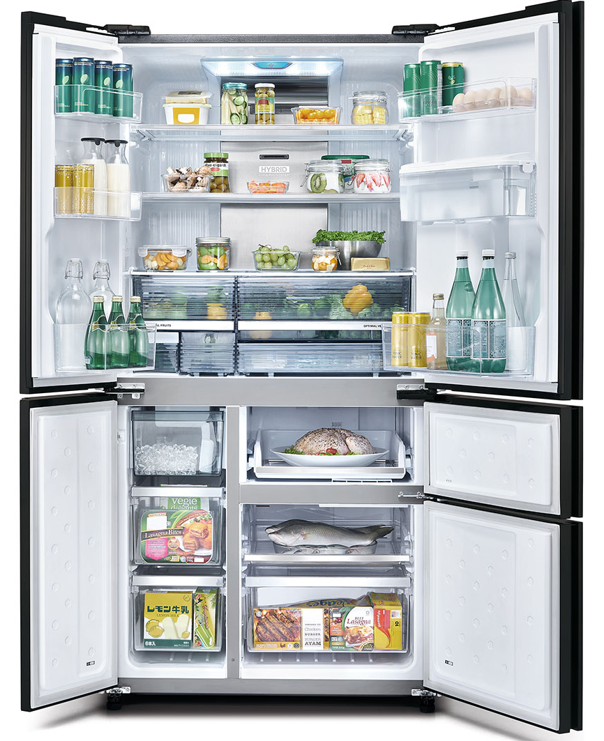 9968651 Холодильник многодверный   Sharp SJWX99ABK черный STDN-0102731 - Вид №1