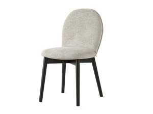 Тканевый мягкий стул с деревянными ножками