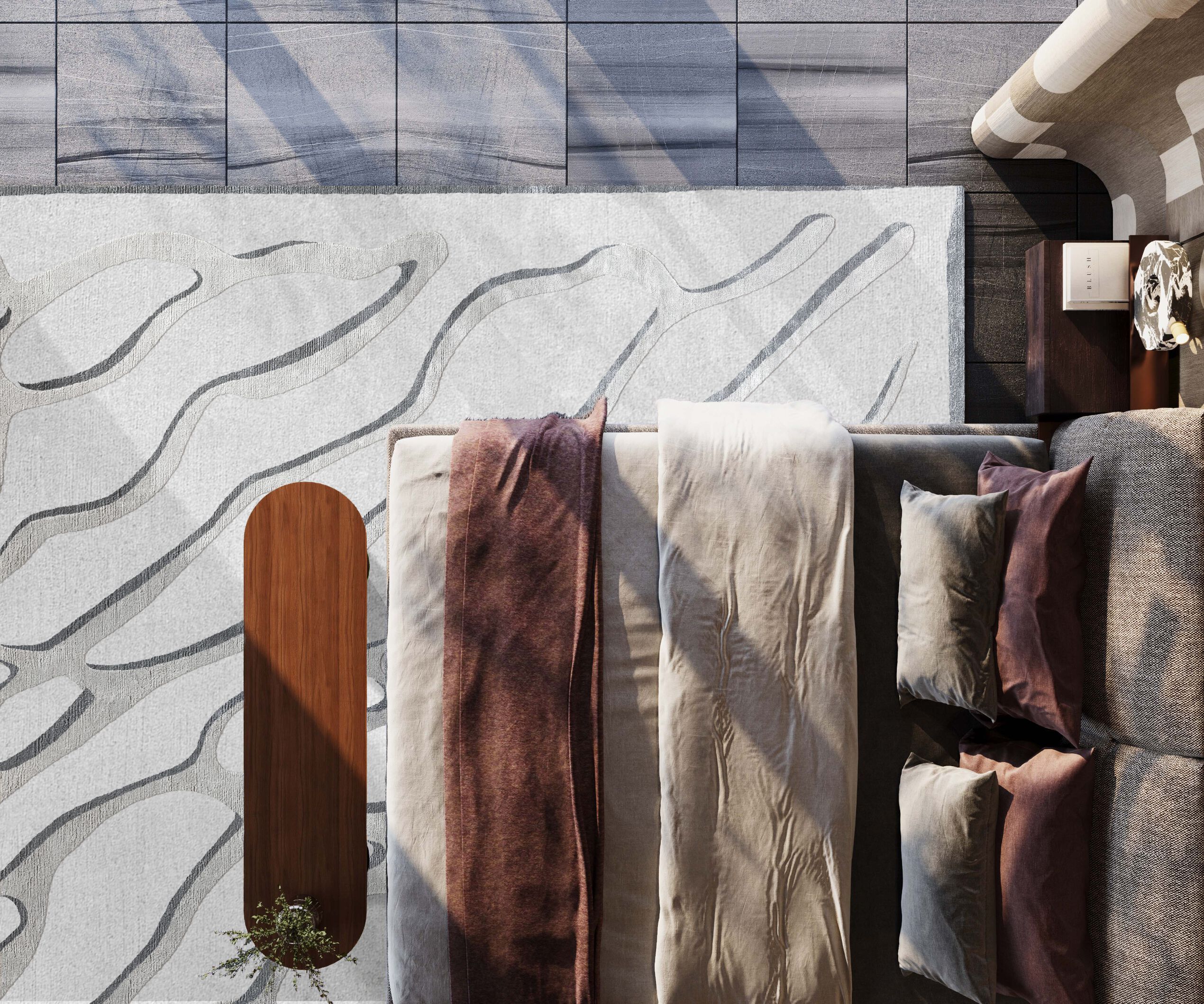 Прямоугольный ковер ручной работы Tapis Rouge стрейч ARCH-00095503 - Вид №6