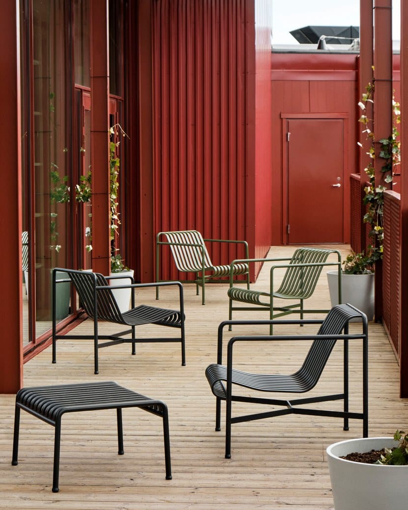 Стальная прямоугольная Садовая подставка для ног Hay Палисад ARCH-00043018 - Вид №42