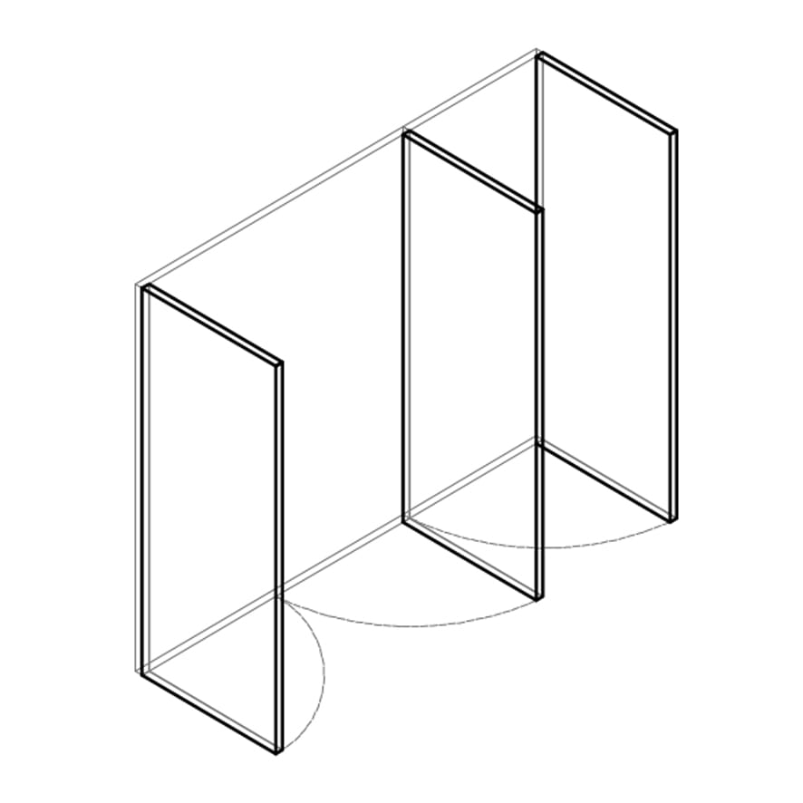 Входная дверь из дерева и стекла Carminati Skyline System ARCH-00142265 - Вид №8