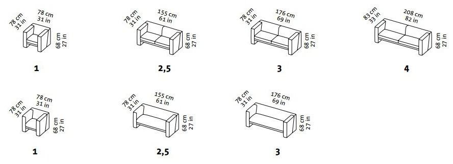 brühl Кожаный диван Visavis sun-id-1502640 - Вид №9