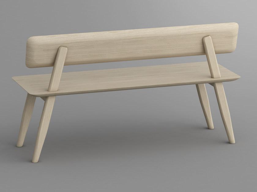 Vitamin Design Скамья из массива дерева со спинкой Aetas sun-id-1452230 - Вид №2