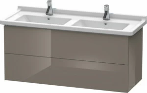LC626708989 Тумбочка подвесная L-Cube #LC6267 1220 x 469 мм Фланелево-серый глянцевый лак