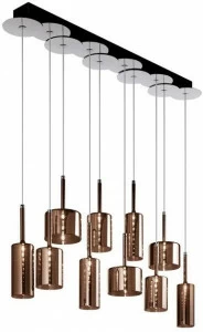 AXOLIGHT Подвесной светильник прямого света из цветного стекла Spillray