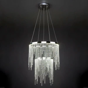 Подвесной светодиодный светильник Eurosvet Royal 90088/2 хром EUROSVET ДИЗАЙНЕРСКИЕ, ROYAL 200232 Хром