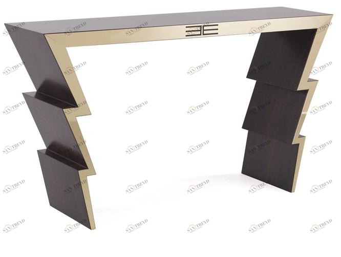 ETRO Home Interiors Прямоугольная консоль из эвкалипта Ziggy E.zig.521.a