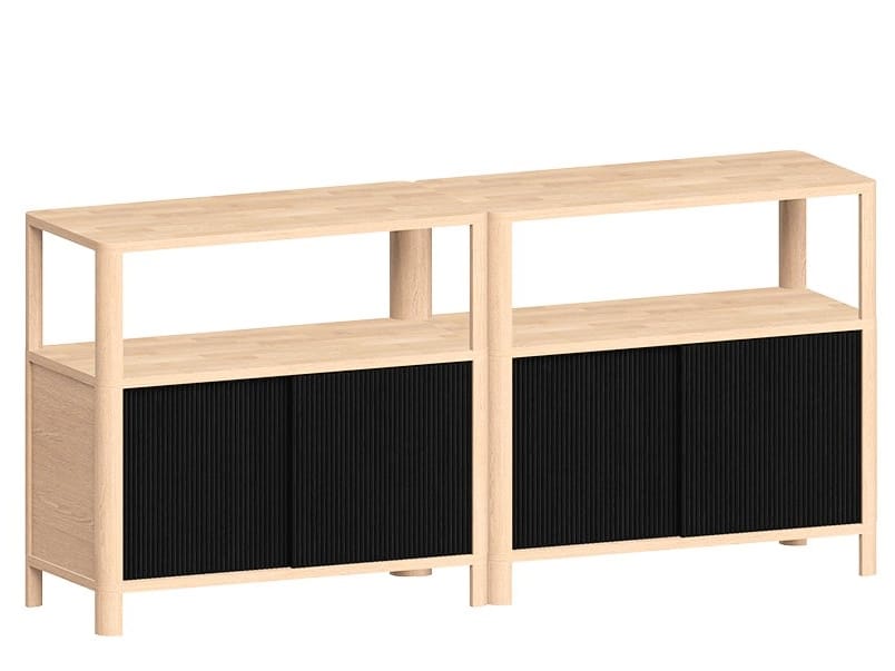 Шкаф из массива дерева с раздвижными дверями Woodendot Cloe ARCH-00137533 - Вид №2