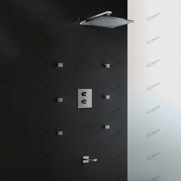 Верхний душ квадратный 500х500мм 60.K500 MAIER HYDROTERAPIA 60K500