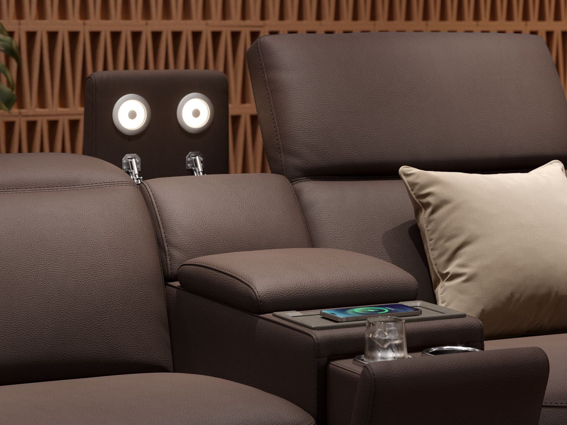 3-местный кожаный диван Sofanella тысячное кино ARCH-00117253 - Вид №6