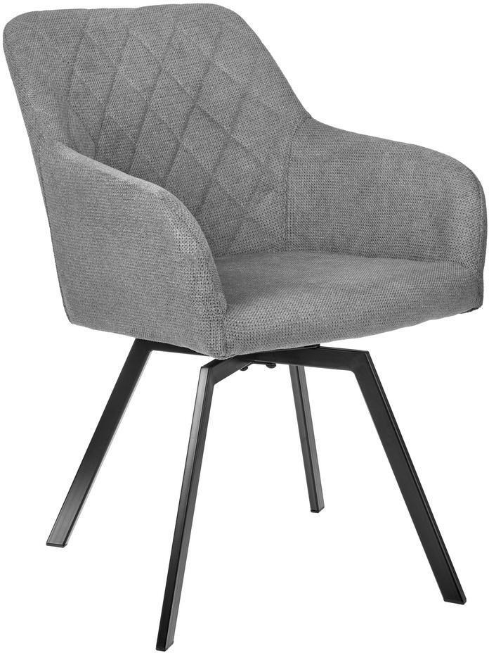 90508125 Стул 60 см х 56 см х 82 см сталь серый BRADEX HOME Tomas STLM-0258353