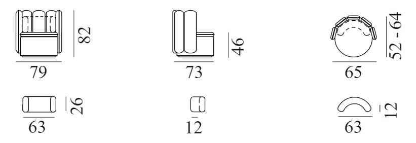 Кожаное вращающееся кресло de Sede DS-800 ARCH-00073027 - Вид №4