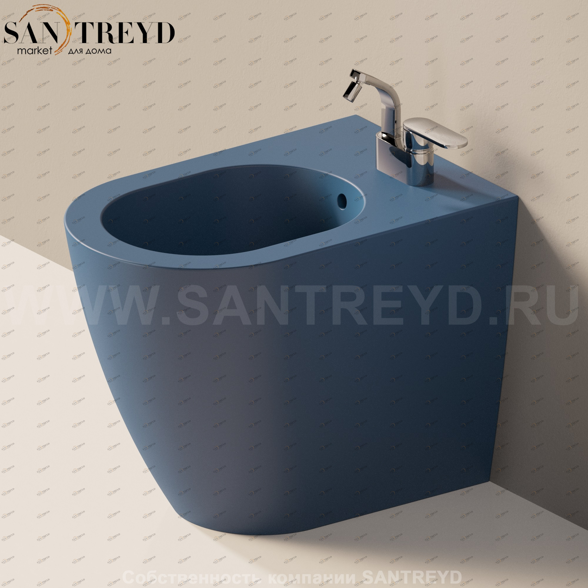 LK2177016 Биде напольное Link Ceramica Flaminia