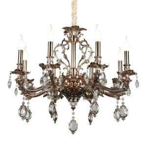 Подвесная люстра Omnilux Senis OML-74703-08 OMNILUX ДИЗАЙНЕРСКИЕ, SENIS GOLD 187198 Золотой