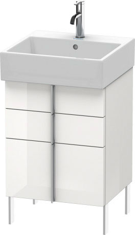 VA658408686 Vero Air Тумбочка напольная Капучино глянцевый лак Duravit - Вид №2