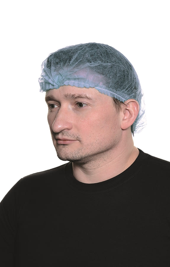 5042664 Шапочка-шарлотта синяя  Медицинская одежда  размер Спецодежда  - Вид №2