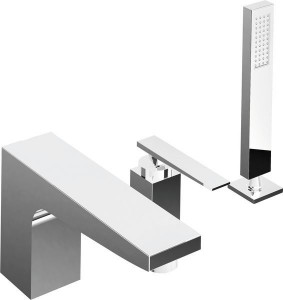 19006-010 Mariner Kepler, комплект на борт ванны на 3 отверстия, цвет хром