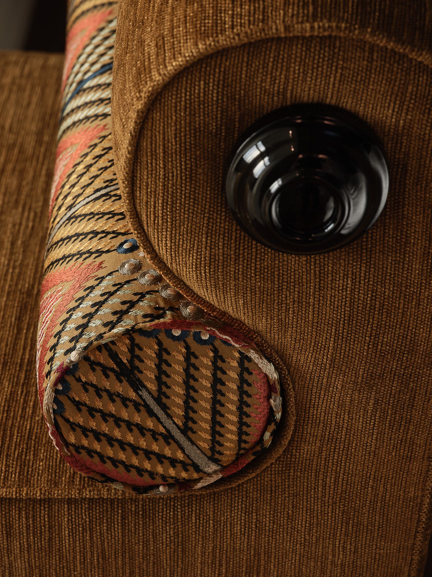 Многоцветная хлопчатобумажная ткань Aldeco Veva ARCH-00023424 - Вид №6