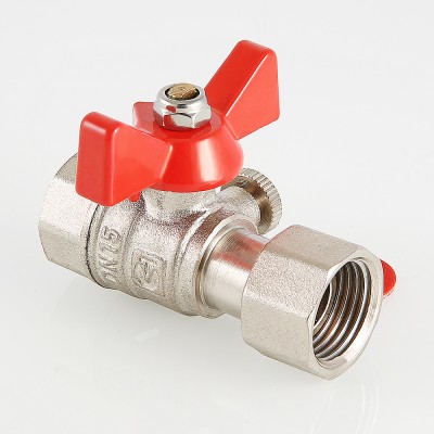 VT.807.N.0404 Кран шаровой для подключения манометра Valtec 1/2" x 1/2"  - Вид №5