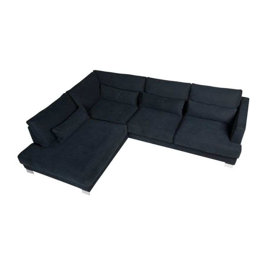 Диван угловой Brandon, левосторонний, черный Sits S1076 - Вид №4