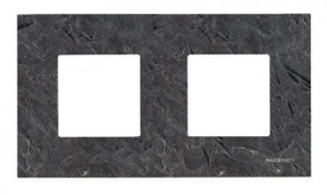 Рамка 2-постовая ABB Zenit сланец 2CLA227200N2201
