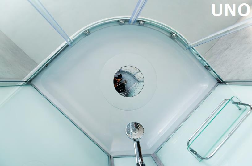 ДУШЕВАЯ КАБИНА BELBAGNO UNO-CAB-R-2-90-P-Cr-TOP - Вид №2