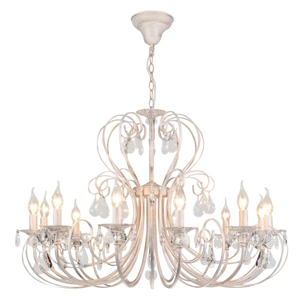 Люстра подвесная Alda 3305 12 ламп 48 м² цвет золотой Eurosvet STLM-2186732 - Вид №1