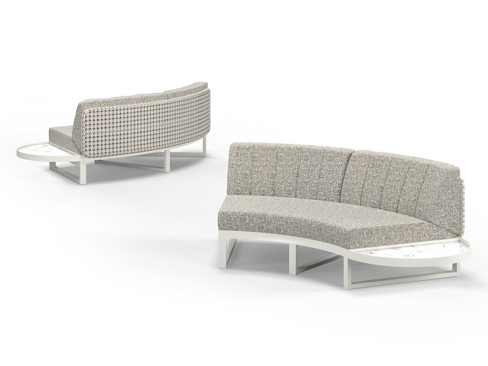 Модульный изогнутый садовый диван из ткани MAMAGREEN Munia ARCH-00125657 - Вид №8