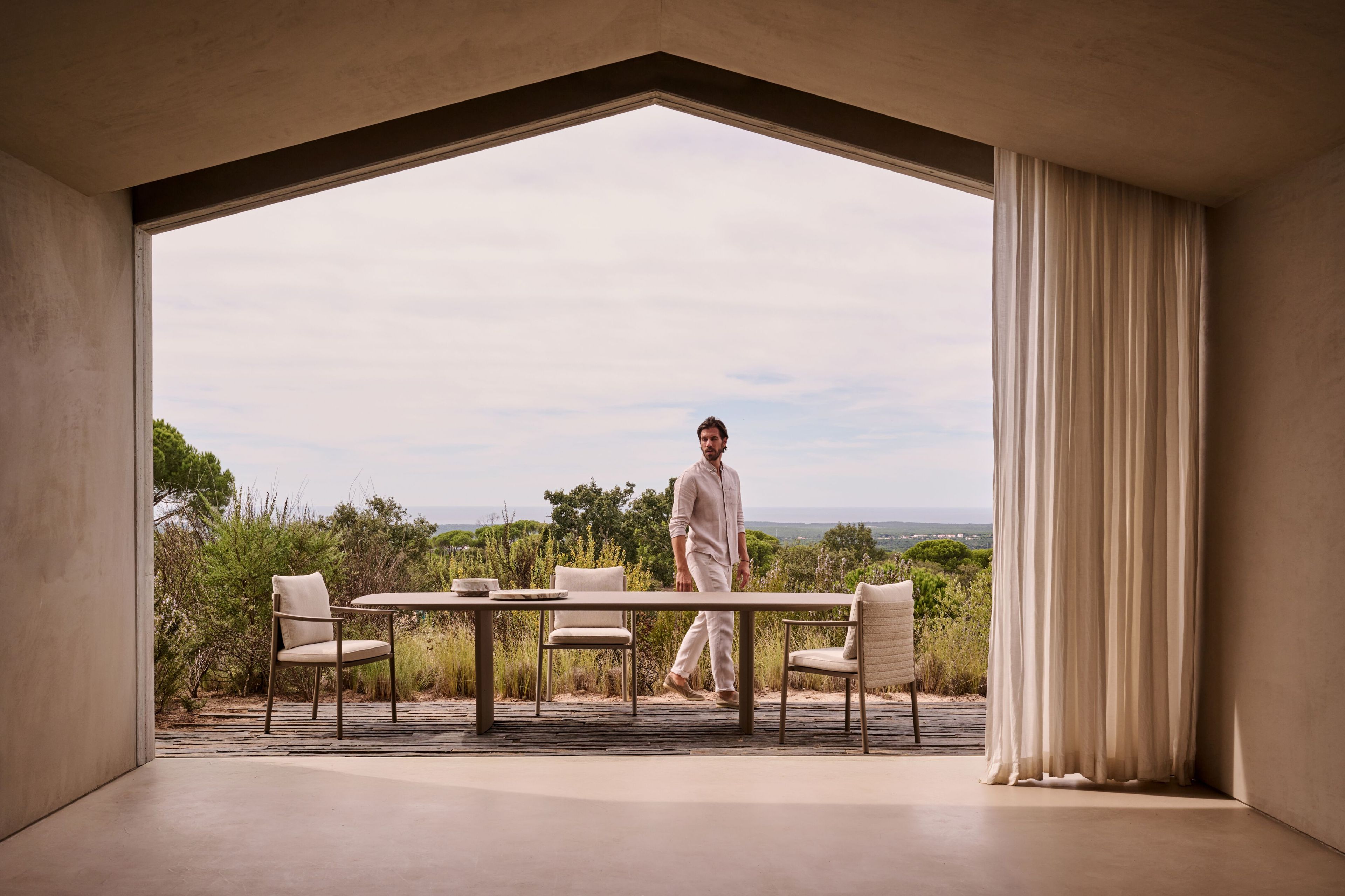 Алюминиевый обеденный стол TRIBÙ Лукка ARCH-00101229 - Вид №8